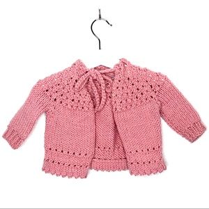 Hand Knitted Set: Sweater and Hat 0-6 months